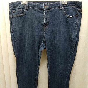 Slim Straight womens jeans sz 22 W preowned some wear